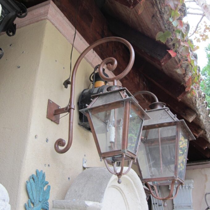 18th C. Lorraine Style Copper Lantern