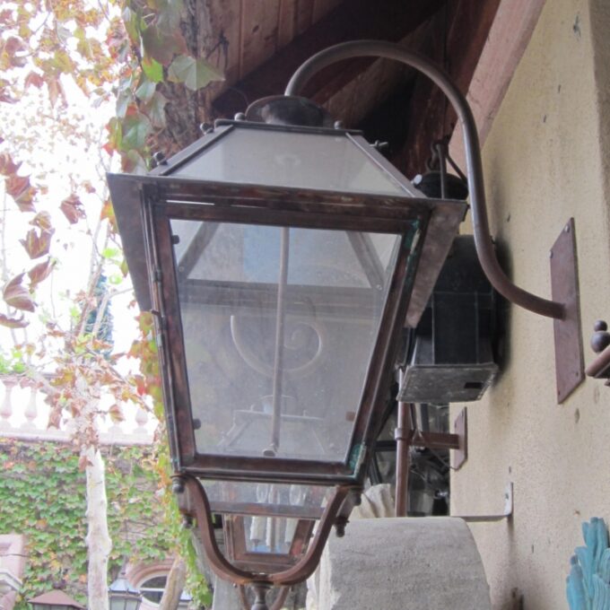 18th C. Lorraine Style Copper Lantern