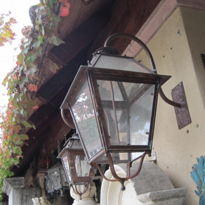 18th C. Lorraine Style Copper Lantern
