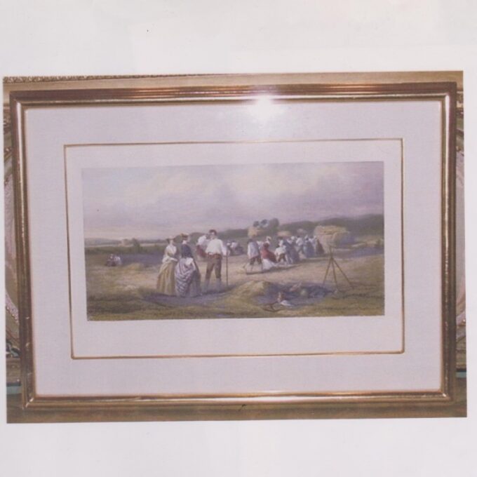 Labor 19th Century Print By Radclyffe, After Absolon
