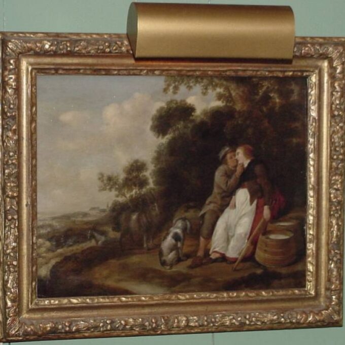 A Country Milkmaid and Herdsman
