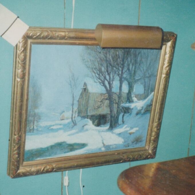 Barn In Moonlight by Frederick John Mulhaupt - Image 2