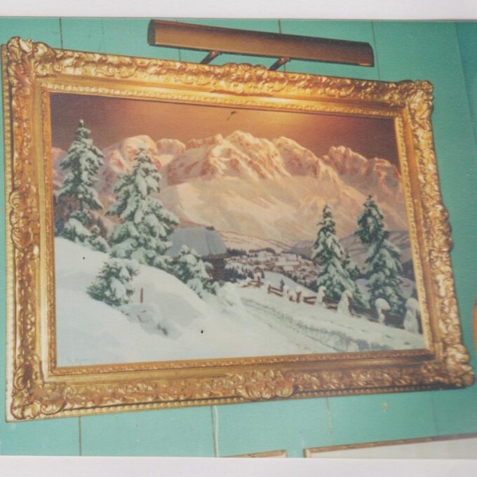 19th C. Winter Landscape By Alois Armegger