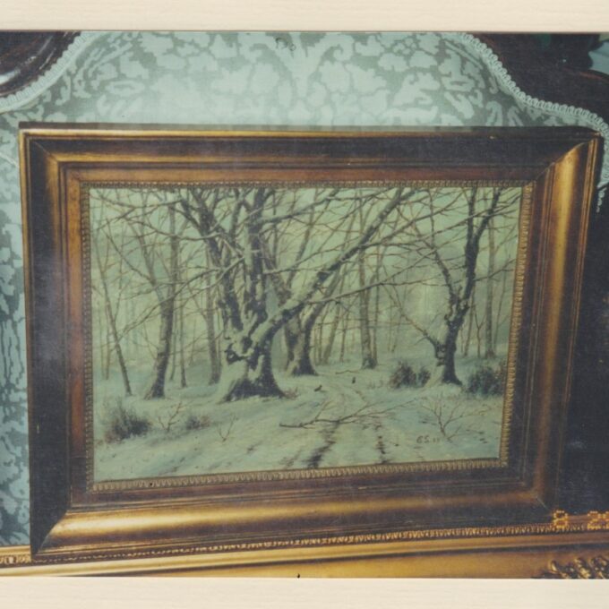 Winter Scene By Christian Alexander Schmidt