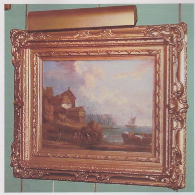 18th Century Painting Fisherman Hauling In their Nets - Image 2