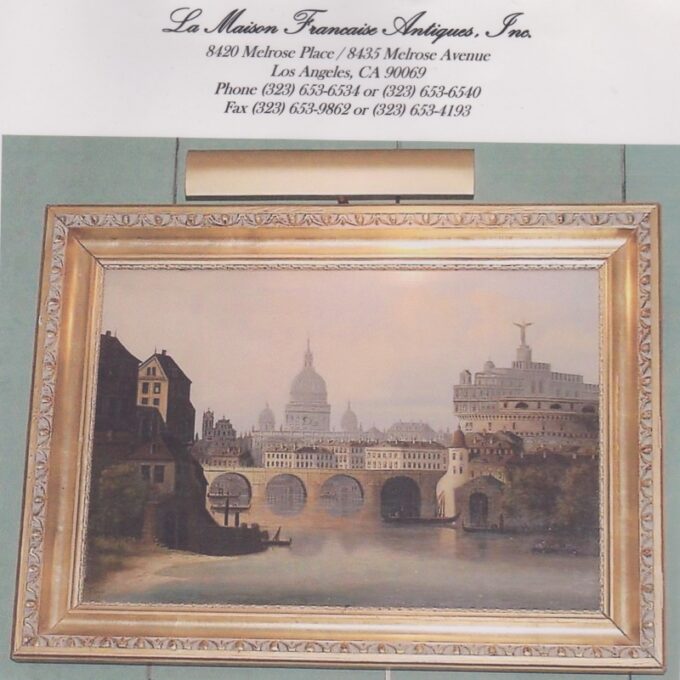 Scene Of Rome St.Peters And Castle Angelo