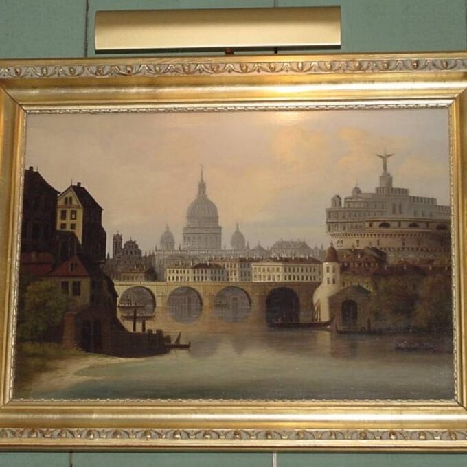 Scene Of Rome St.Peters And Castle Angelo - Image 2