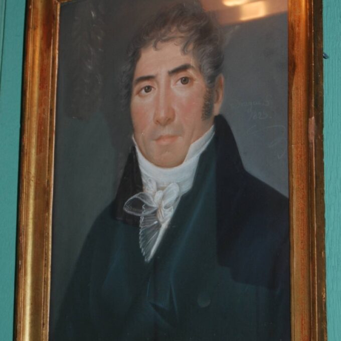 Directoire Pastel Portrait Of A Gentleman