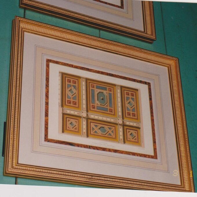 Four Decorative Architectural Prints In Color - Image 2
