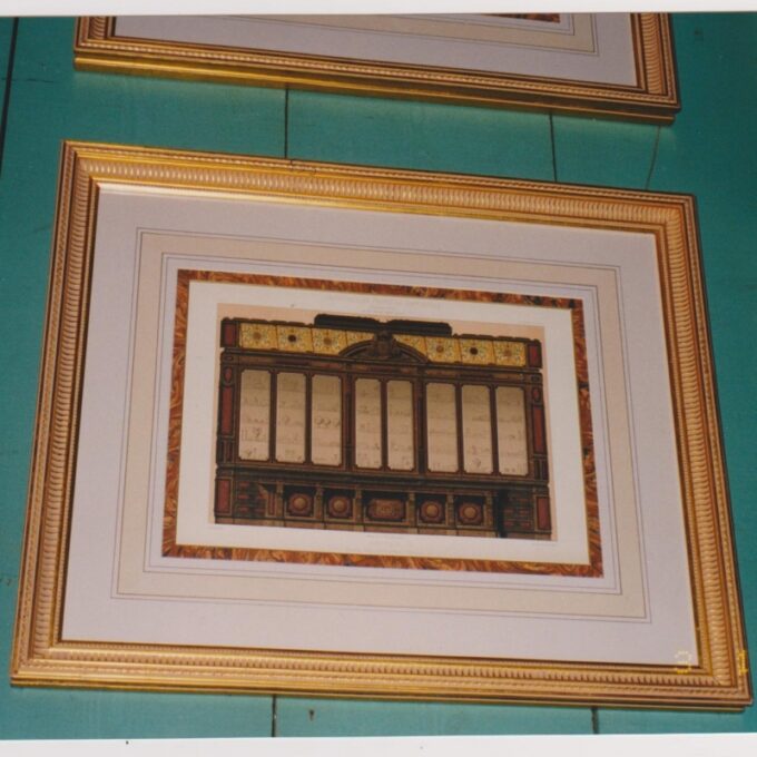 Four Decorative Architectural Prints In Color - Image 3
