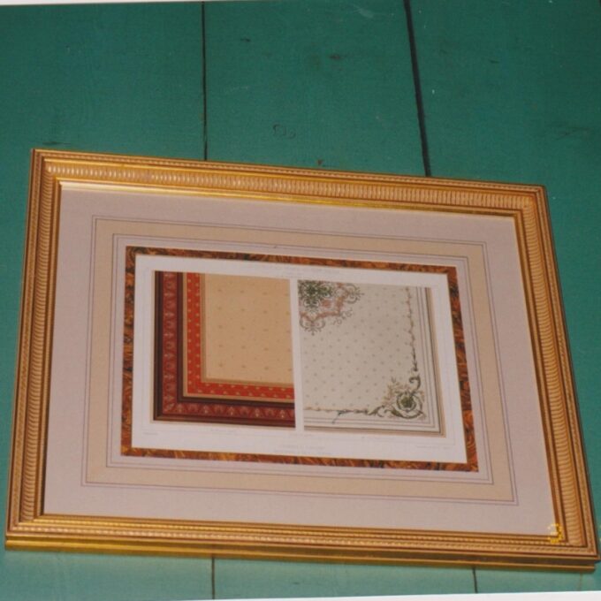 Four Decorative Architectural Prints In Color - Image 4