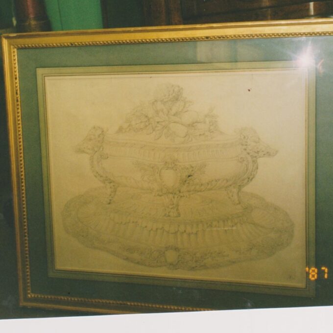 Design Of A Boar's Head Tureen