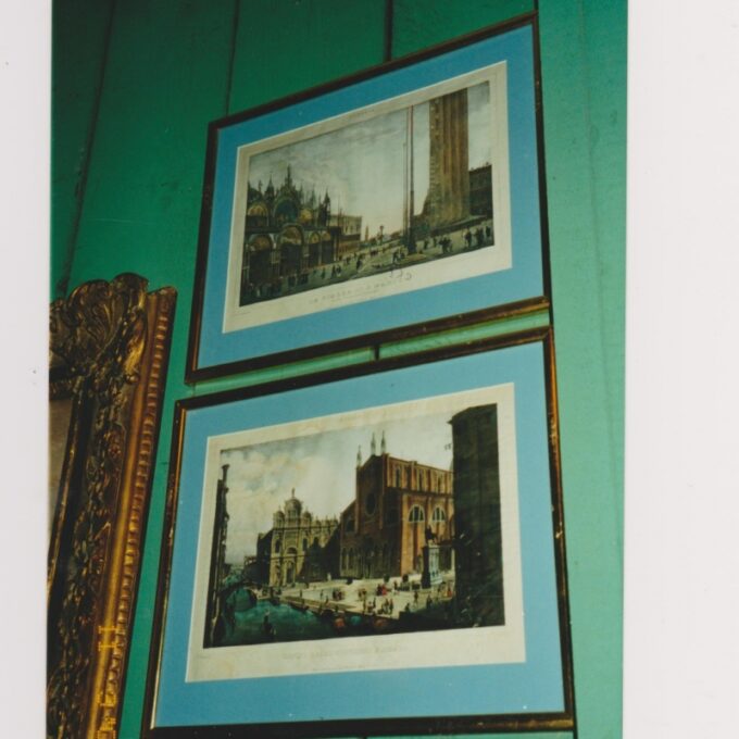 Set Of Four Hand Colored Engravings