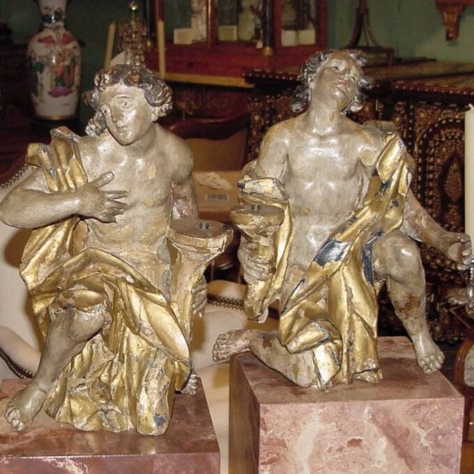 Pair Of Austrian late 17th Century Angels