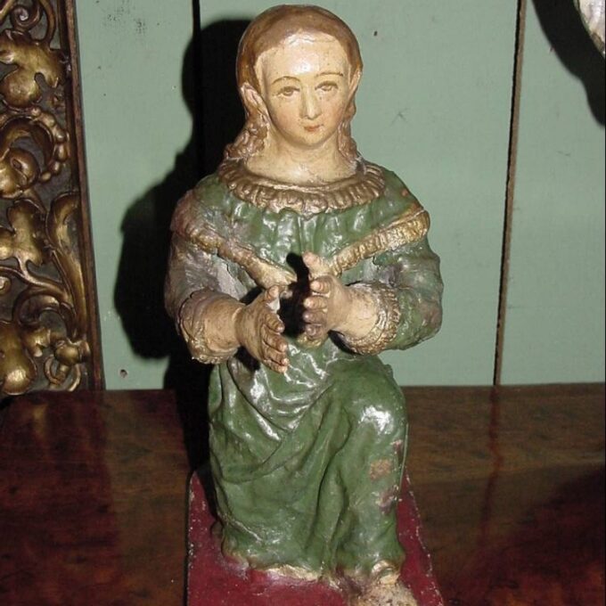 Pair Of 18th Century Bolivian Angels - Image 2