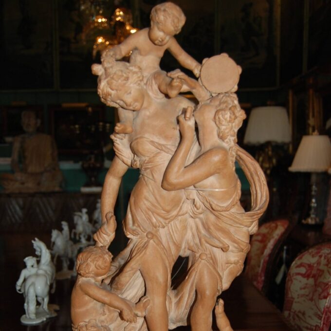 Terra Cotta Signed Claudion Early 19th Century