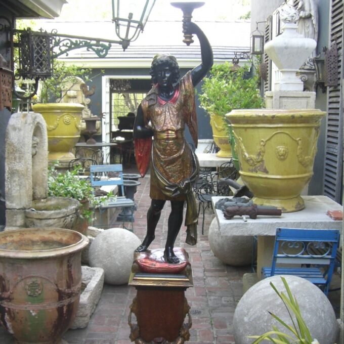 Good Pair 19th Century Venetian Blackamoors On Bases - Image 3