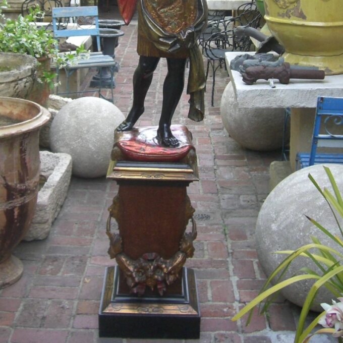 Good Pair 19th Century Venetian Blackamoors On Bases - Image 5