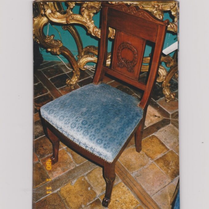 Rare Set Of Eight Early 19th Century First Empire Dining Room Chairs "Royal Warehouse" - Image 2