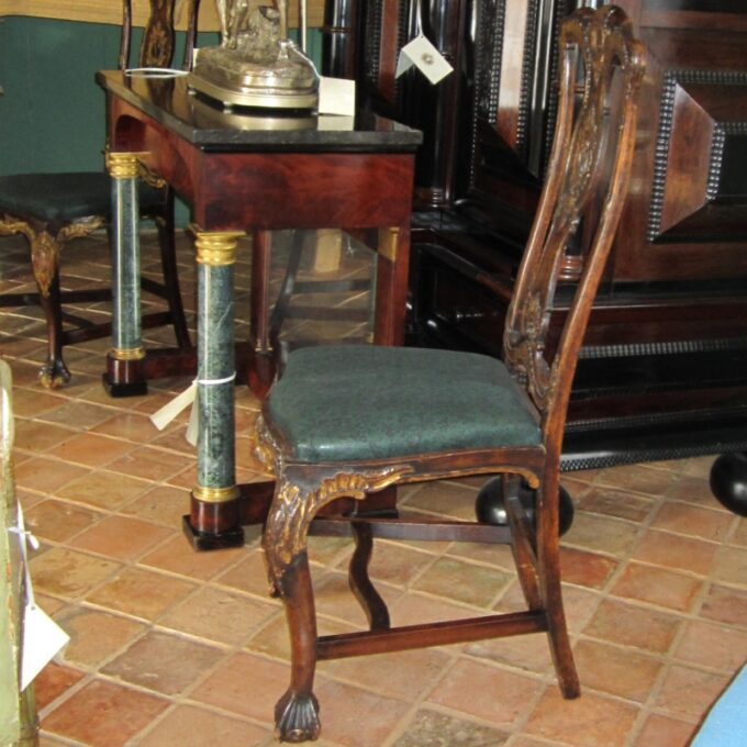 Pair of 18th Century Portuguese Colonial Side Chairs - Image 2