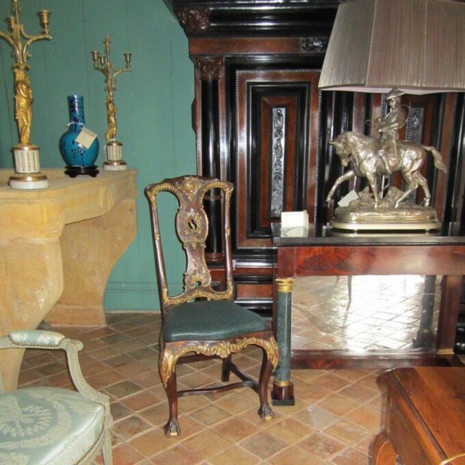 Pair of 18th Century Portuguese Colonial Side Chairs - Image 3