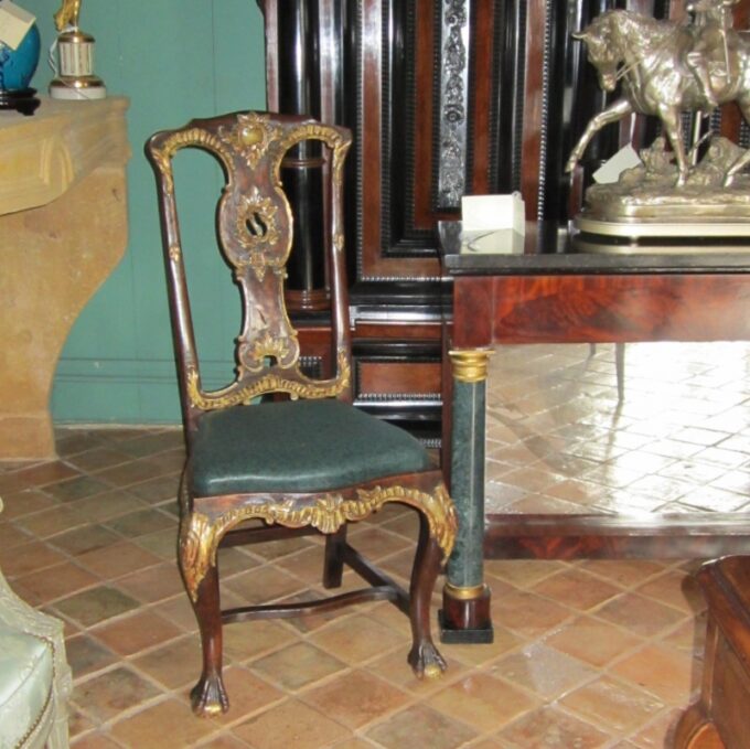 Pair of 18th Century Portuguese Colonial Side Chairs - Image 4
