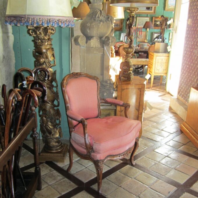 Petite 18th Century Louis XV Country French Fauteuil C.1770 - Image 2