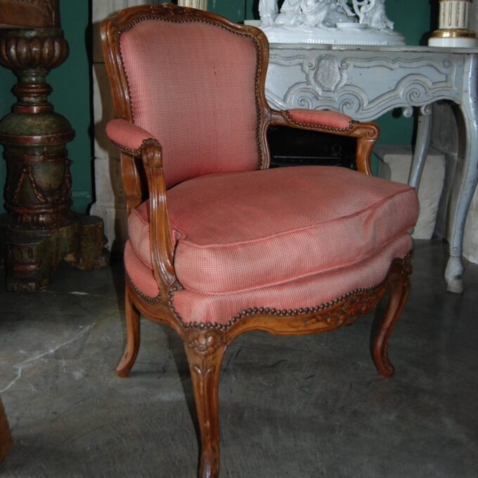 Petite 18th Century Louis XV Country French Fauteuil C.1770 - Image 3