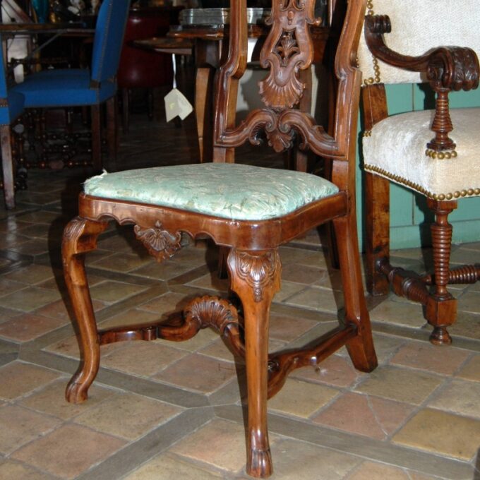 Very Good Pair Of 18th Century Portuguese Side Chairs - Image 3