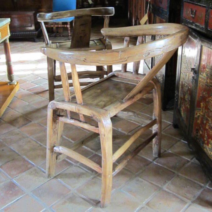 A Beautiful Pair Of Chinese Arm Chairs - Image 3