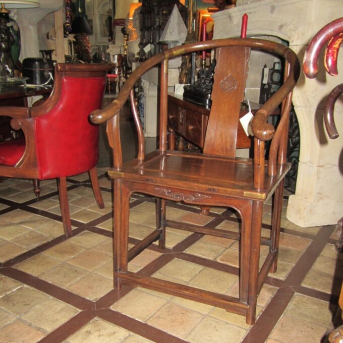 A Very Fine Ching Dynasty "Lohan" Arm Chair