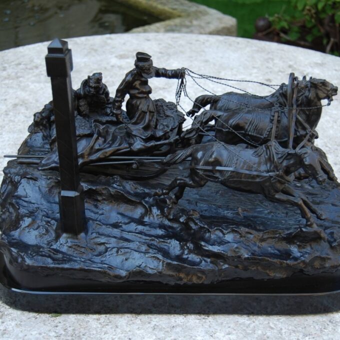Troika Signed Patinated Bronze - Image 2
