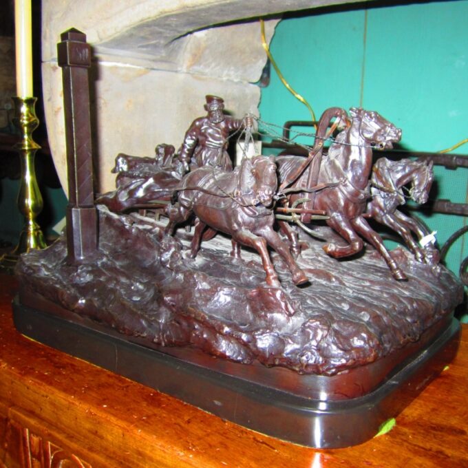 Troika Signed Patinated Bronze - Image 3