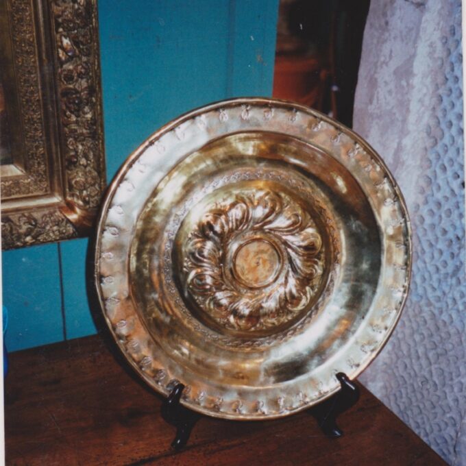 Very Rare 17th Century Continental Alms Dish - Image 2
