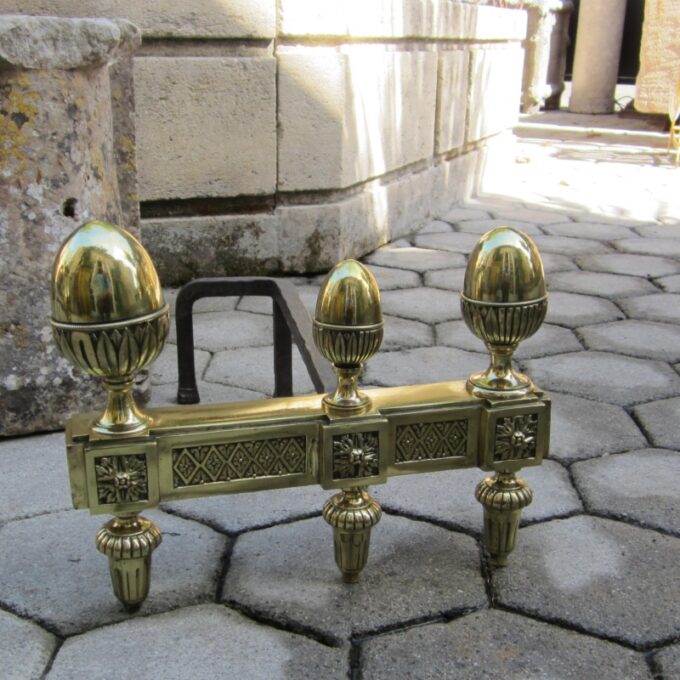 Beautiful Pair Of 18th Century Louis XVI Chenets - Image 2