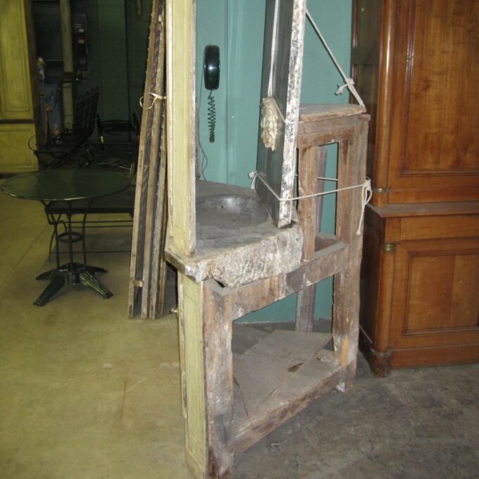 Very Rare 17th Century Fontaine De Boiserie - Image 5
