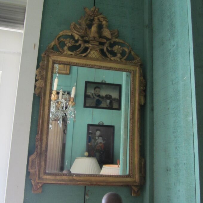 18th Century French Bois Doré Mirror