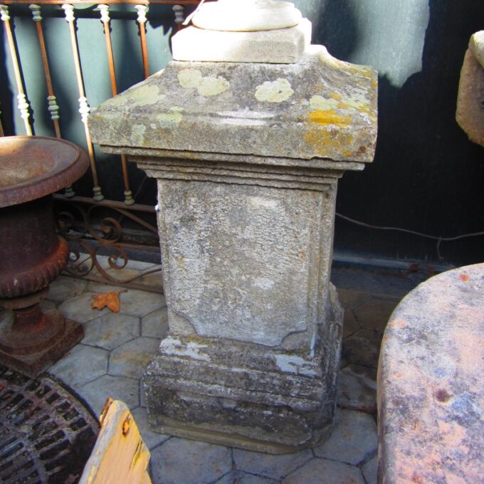 Beautiful Pair Of 17th Century Stone Pedestals