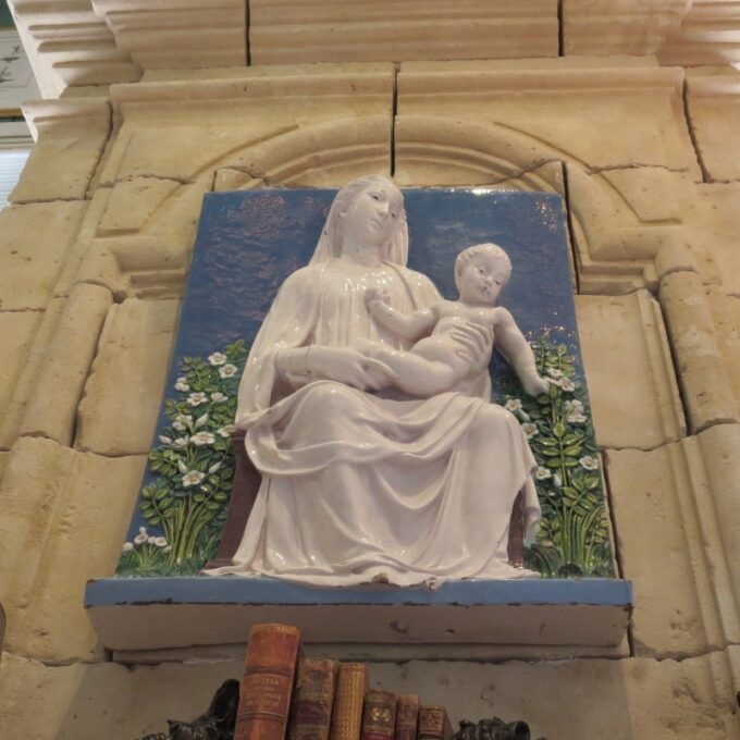 Early 19th Century Plaque Madonna Del Roseto - Image 2