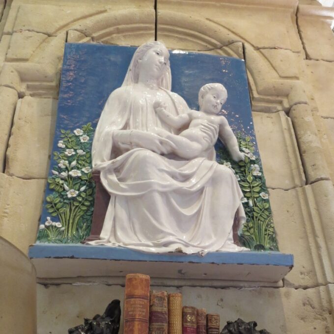 Early 19th Century Plaque Madonna Del Roseto - Image 3