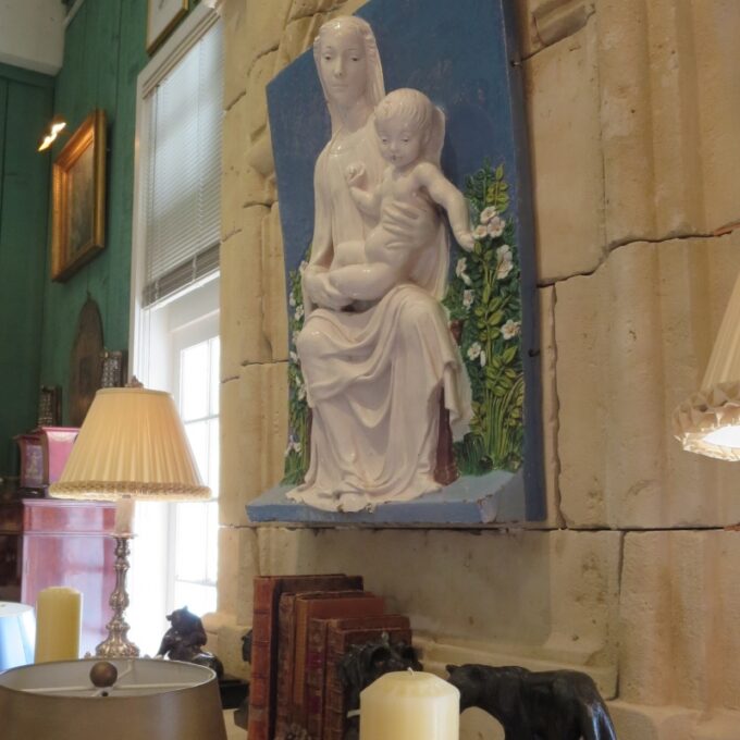 Early 19th Century Plaque Madonna Del Roseto - Image 4