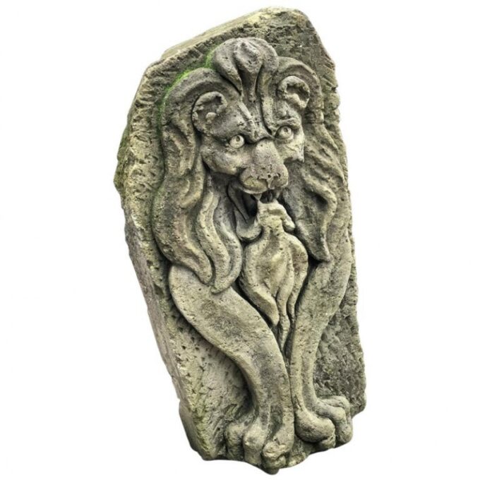 19th Century Lion Head Fountain