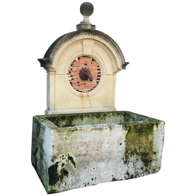 A Beautiful Fountain Created with 18th Century Elements