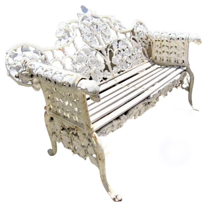 19th Century Victorian garden Benches