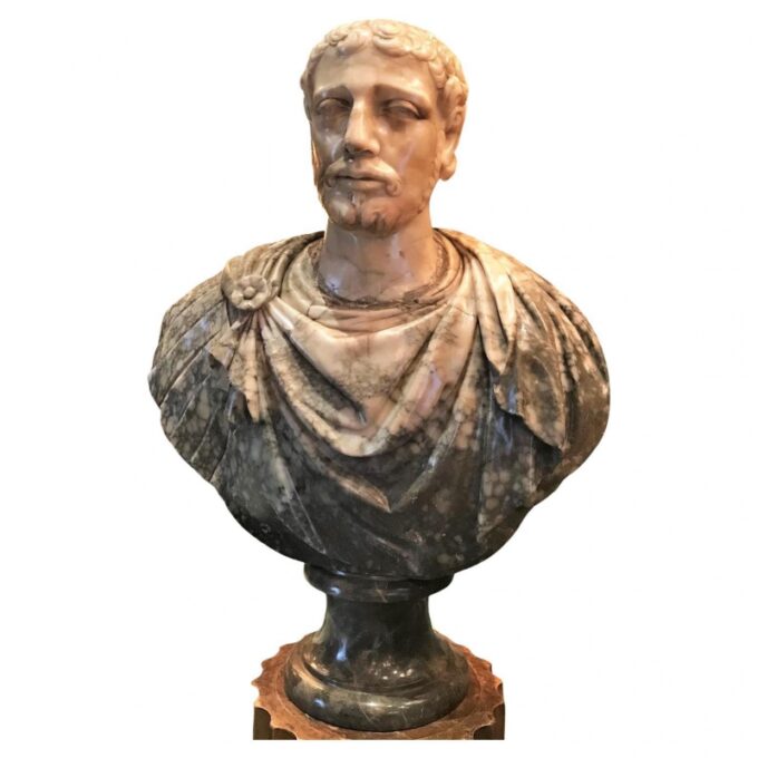 2nd Century AD Roman Bust Of An Emperor