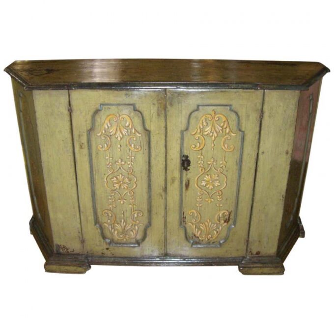 Rare 17th Century Tuscan Baroque Credenza console Cabinet Italian