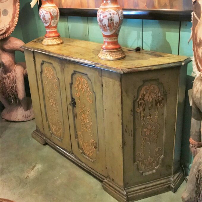 Rare 17th Century Tuscan Baroque Credenza console Cabinet Italian - Image 2