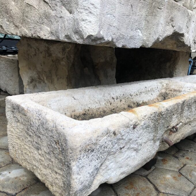 Horse Trough Hand Carved Stone Container Sink Antiques Garden Los Angeles CA LA - Image 2