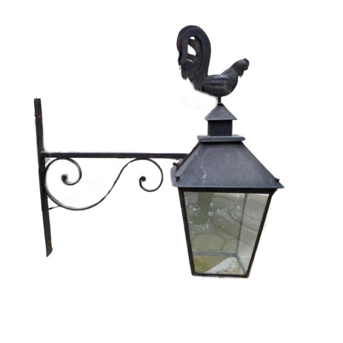 French Country Style Rooster Lantern