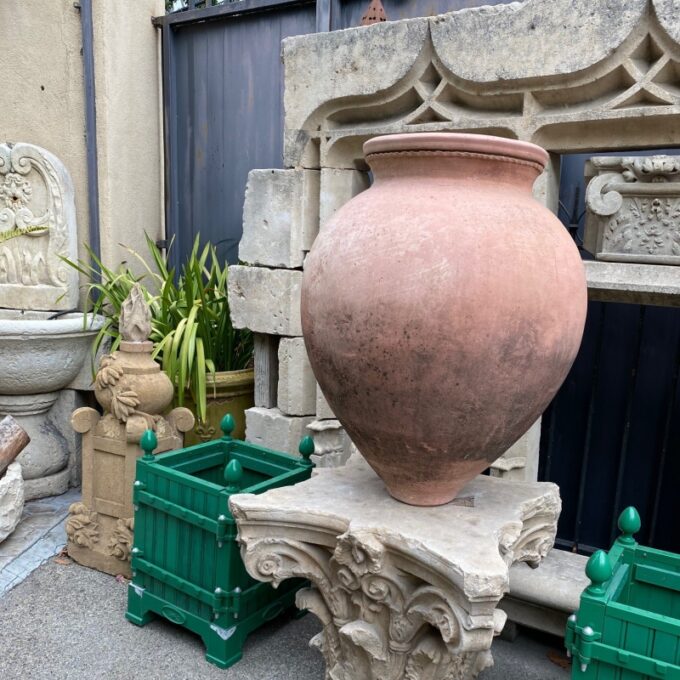 Late 19th C. Early 20th  terracotta jar - Image 2